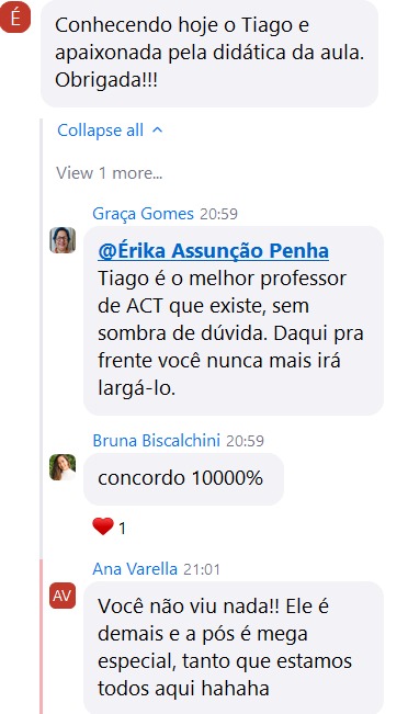Depoimento de aluno 4