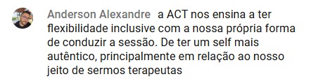 Depoimento de aluno 3