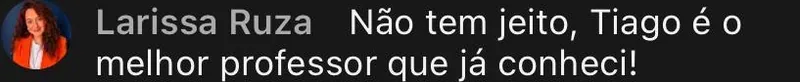 Depoimento de aluno 1 do Desafio Formulação de Caso ACT