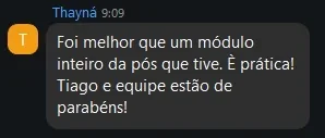 Depoimento de aluno 1