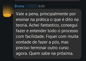Depoimento de aluno 3