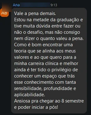 Depoimento de aluno 7